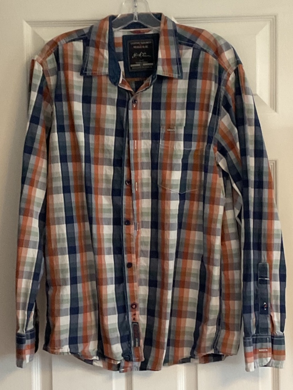 ✨ Lee Heritage Long Sleeve Casual Button-Down Plaid Shirt - size XL